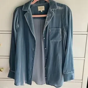 Sezane | Tops | Sezane Shirt Chemise Florence Top Blouse Button